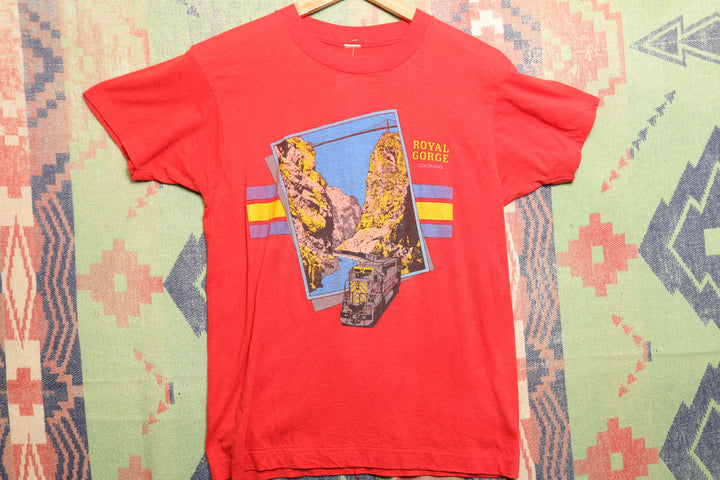 Royal Gorge Colorado Vintage T Shirt Small 80s