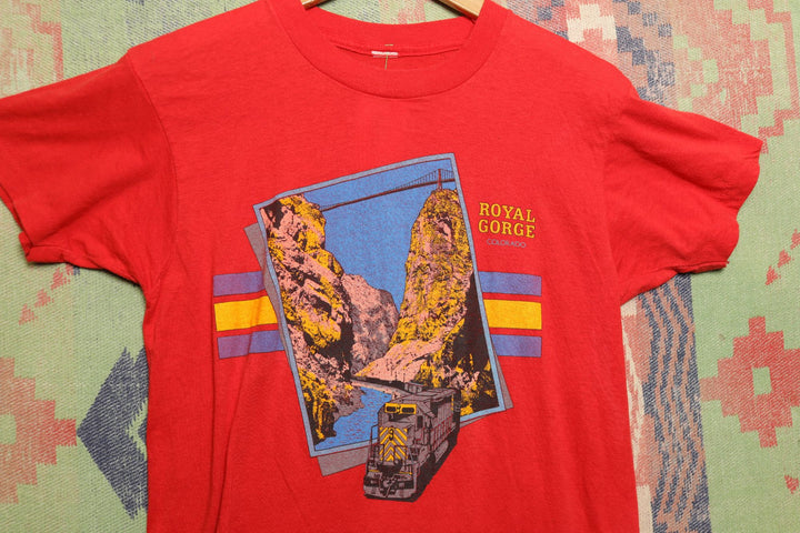 Royal Gorge Colorado Vintage T Shirt Small 80s