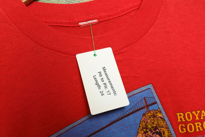 Royal Gorge Colorado Vintage T Shirt Small 80s