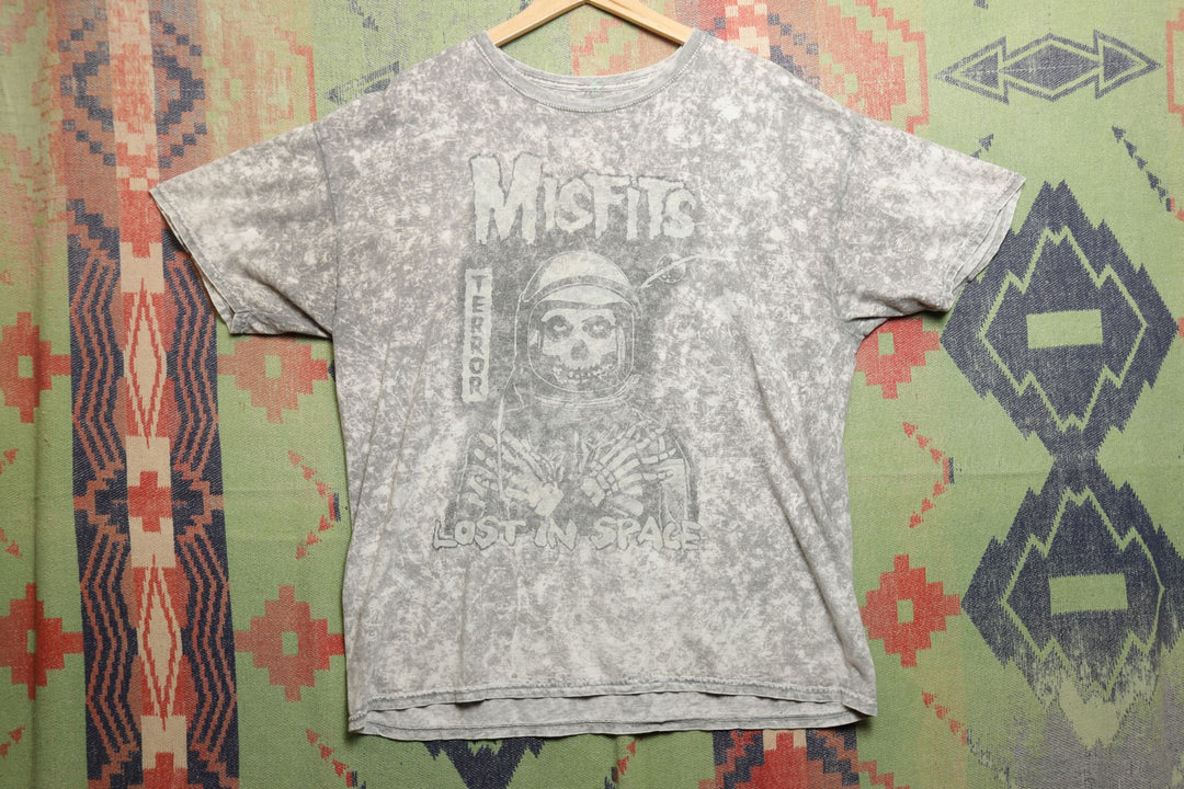Misfits Lost in Space Vintage All Over Print T Shirt XL 2000s Y2K Punk
