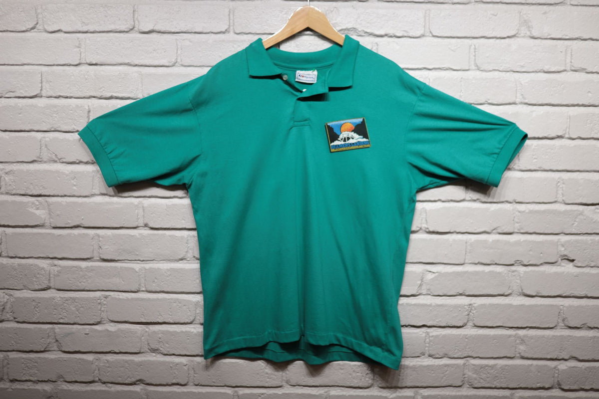 90s beamers landing hells canyon polo shirt size xl