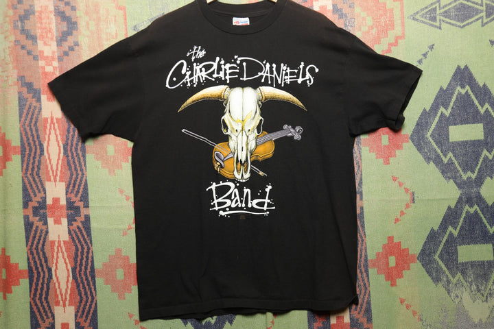 Charlie Daniels Band Vintage Tour T Shirt XL 90s  Country