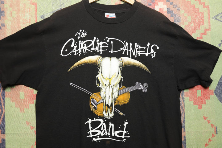 Charlie Daniels Band Vintage Tour T Shirt XL 90s  Country