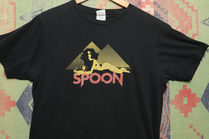 Spoon Vintage Band T Shirt Large 2000s Y2K