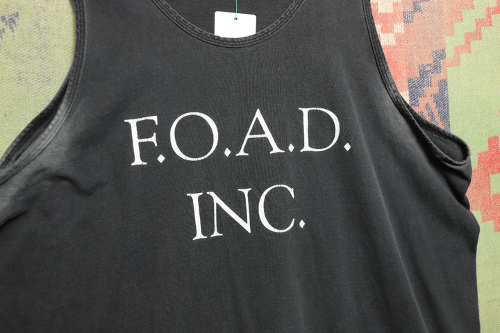 F Off and Die Vintage Tank Top XL 2000s