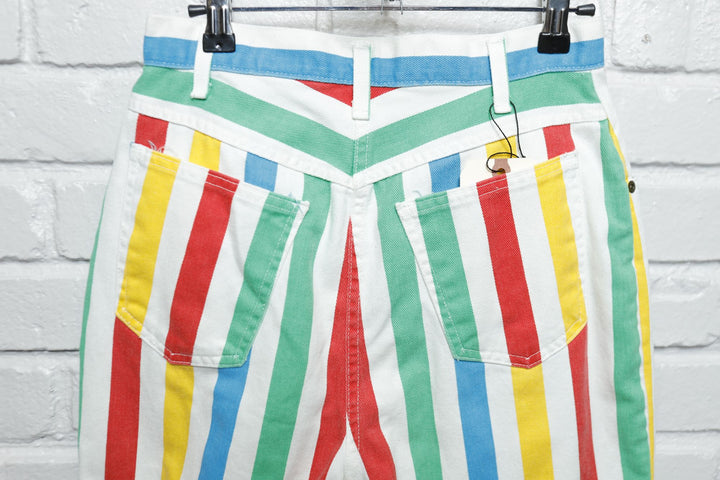 Stuffed Shirt Vintage Striped Shorts 80s 27/9