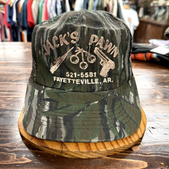 Vintage Jacks Pawn Camo Snapback Trucker Hat