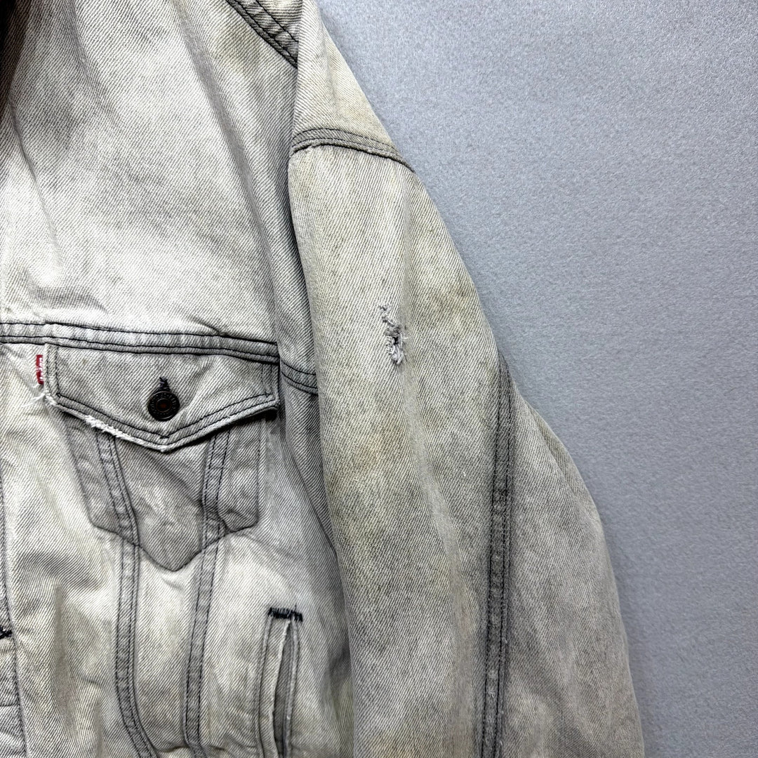 Vintage Levi's Flannel Lined Denim Jacket Size Large