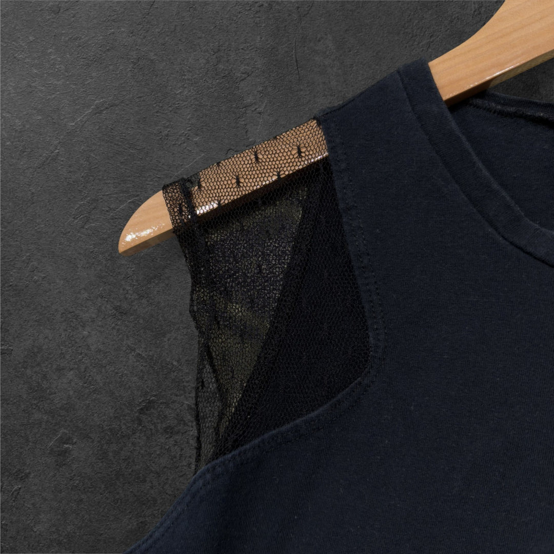 Justcavalli Lace Sleeve Tank Top Size 46