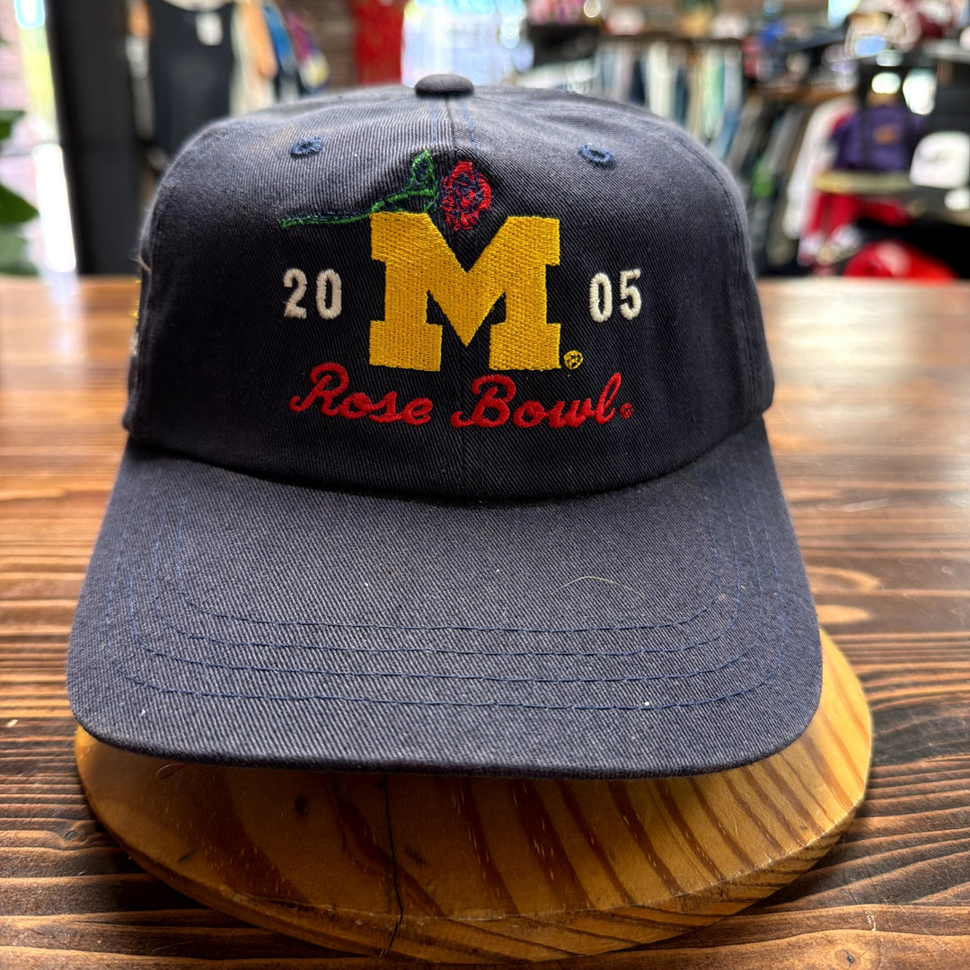 Vintage University of Michigan Rose Bowl Strap Back Hat