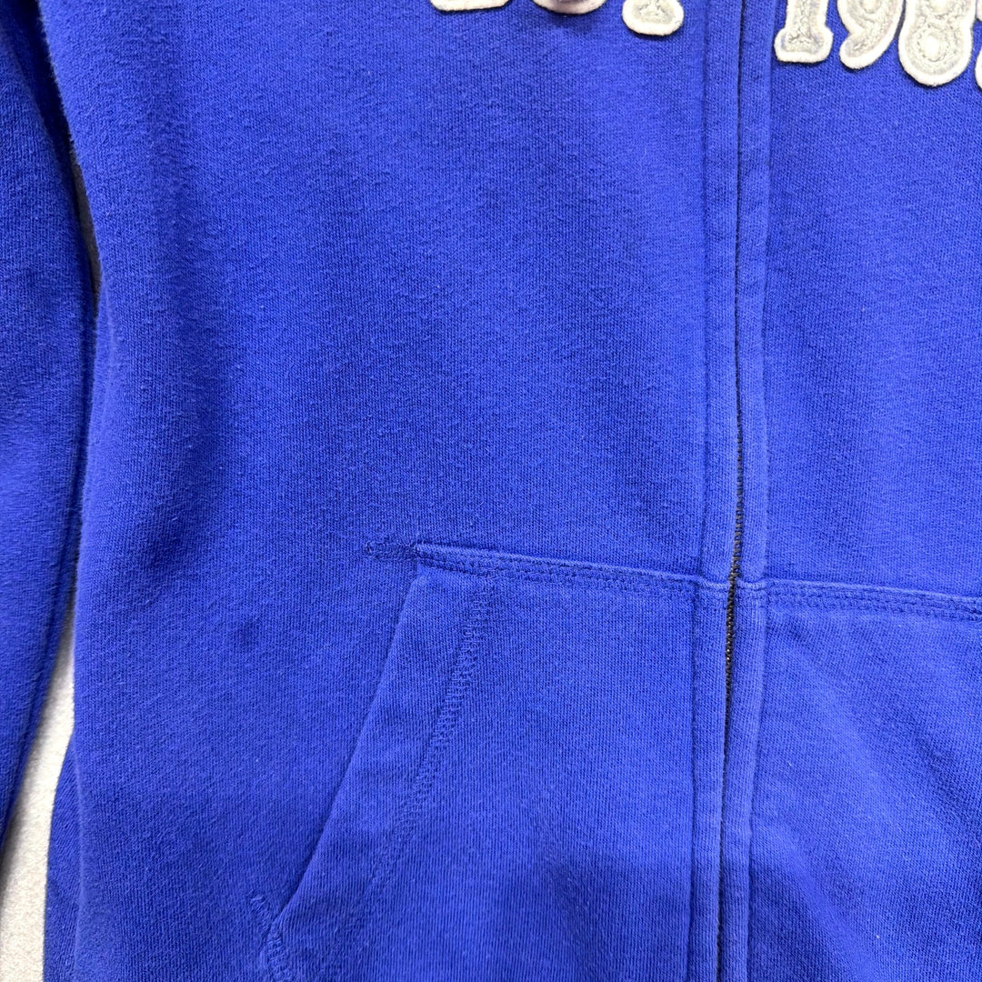 Aeropostale Blue Zip Up Hoodie Size Medium