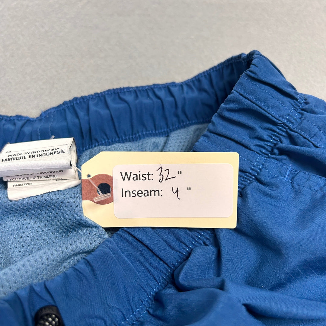 Nike Blue Ripstop Nylon Shorts Size Medium