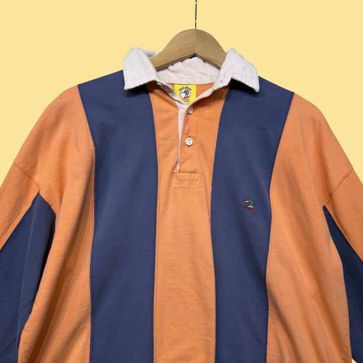 Vintage Duckhead 90s Striped Polo Shirt Size Large