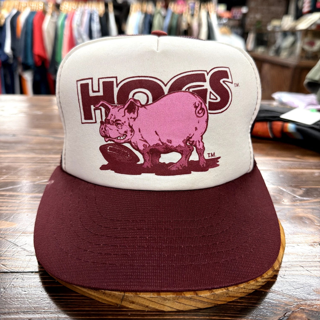 Vintage Hogs Football Arkansas Washington Snapback Hat