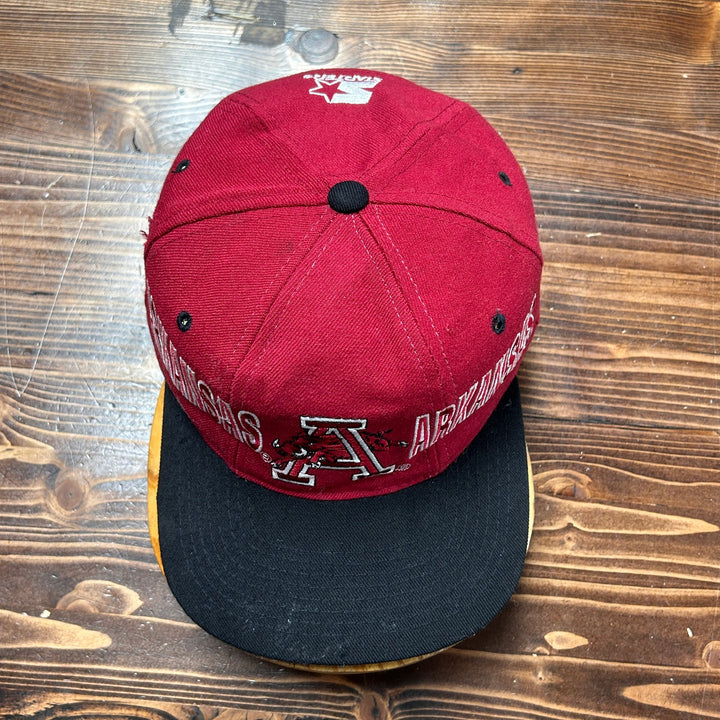 Vintage Arkansas Razorbacks Starter Snapback Hat