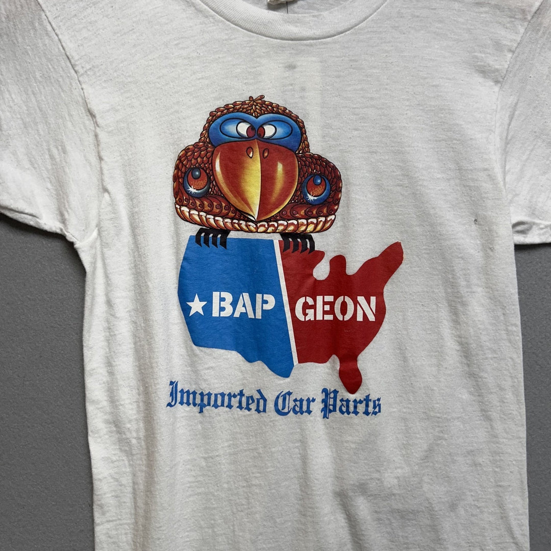 Vintage 80's BAP GEON Car Parts Supplier T Shirt Size Small