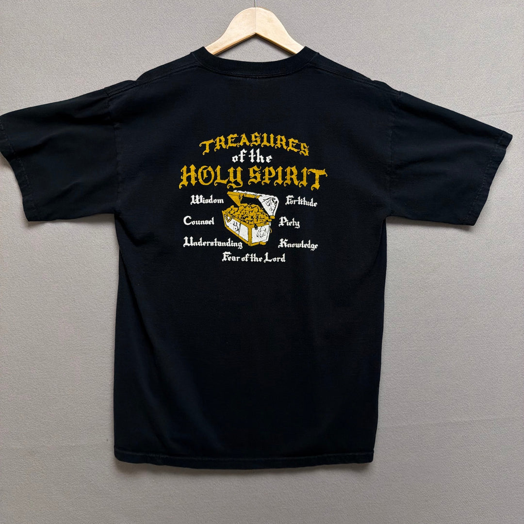 Vintage Y2K Tresure Island Jesus T Shirt Size Medium