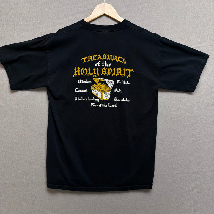 Vintage Y2K Tresure Island Jesus T Shirt Size Medium