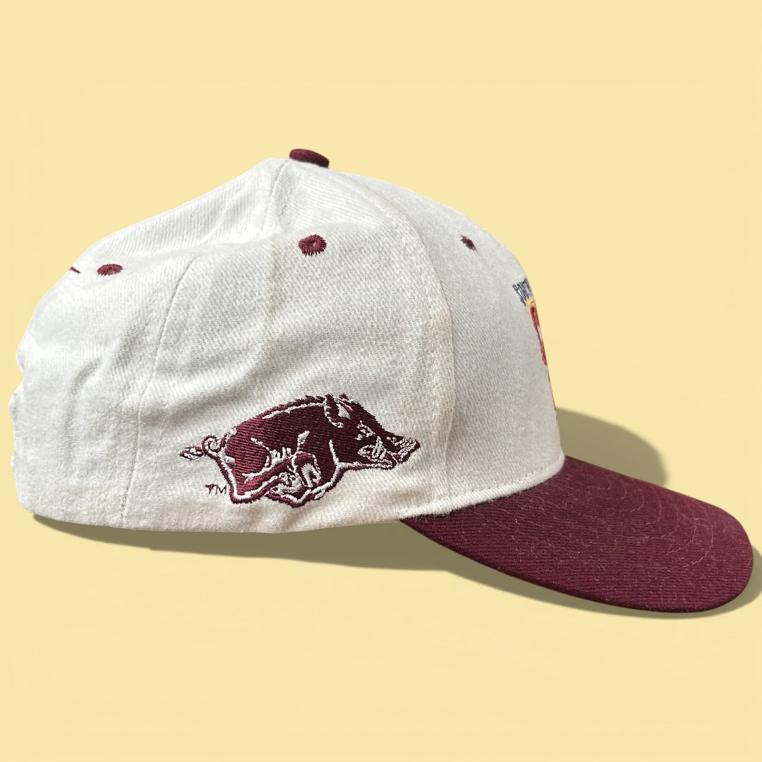 Vintage Reebok Arkansas Cotton Bowl 2000s Snapback Hat