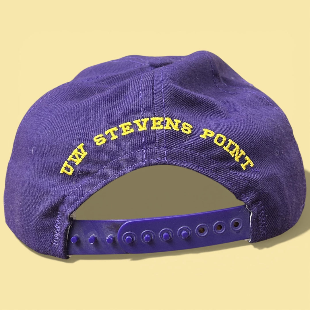 Vintage 90s University of Wisconsin Stevens Point Snapback Hat