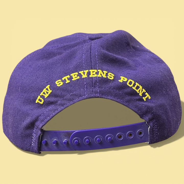 Vintage 90s University of Wisconsin Stevens Point Snapback Hat