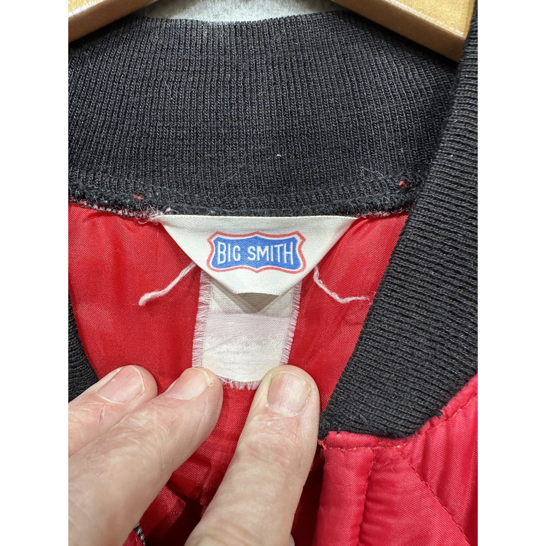 Vintage Big Smith Red Quilted Vest Size XL