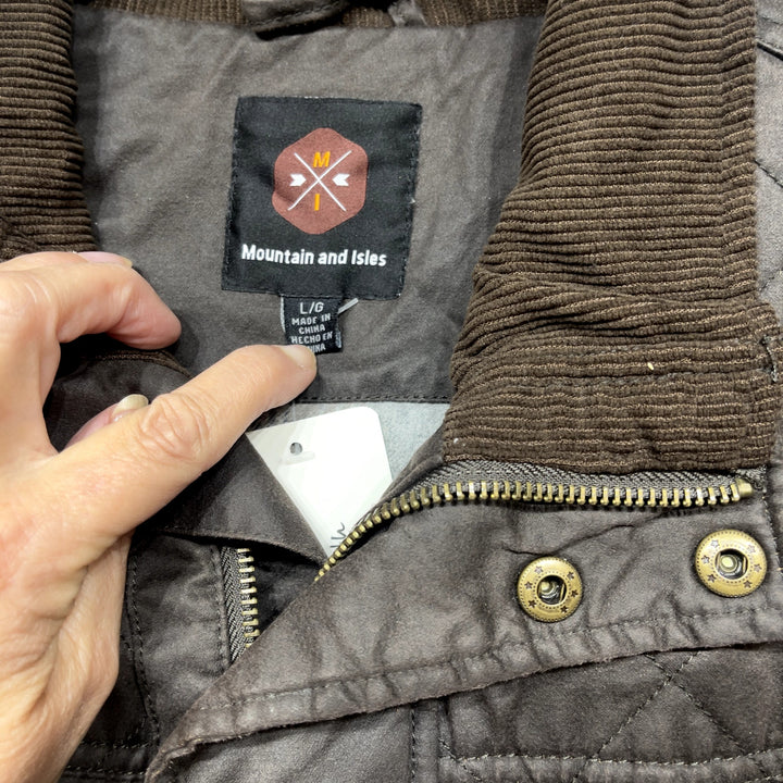 Mountain And isles Waxed Cotton Vest Size Large