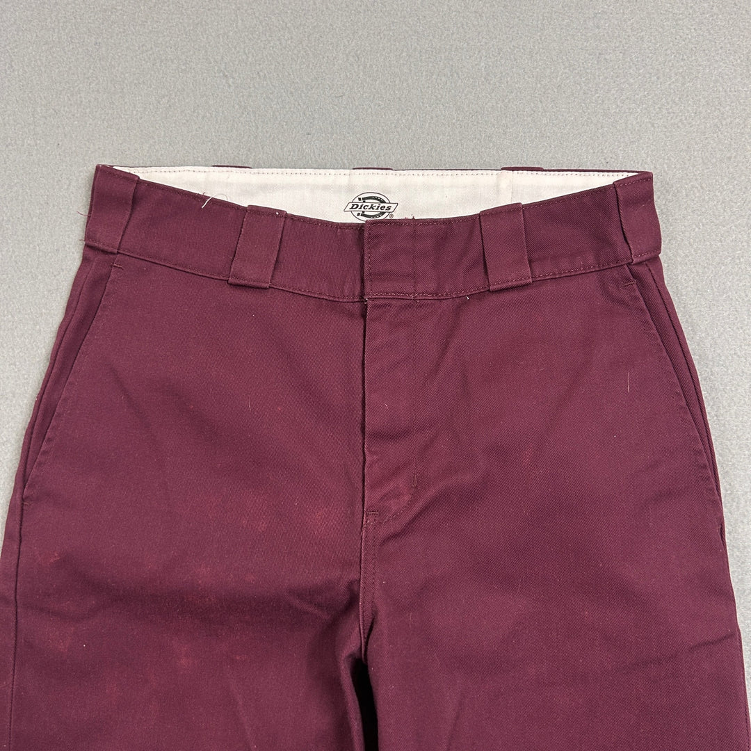 Dickies burgundy Work Pants Size 28