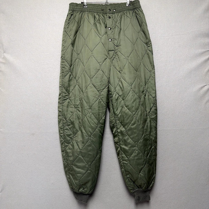 Vintage US Military Vietnam Era Quilted Flight Pants Size Large