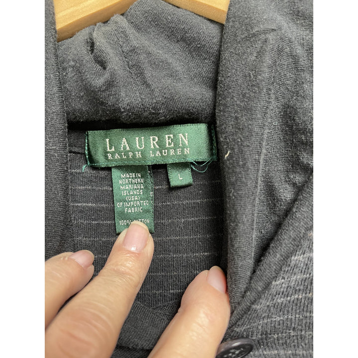 Women's Lauren Ralph Lauren Gray Mock Sweatshirt Size Large
