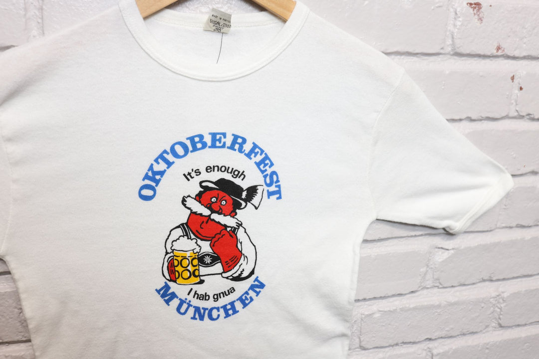 80s Vintage Munich Oktoberfest T Shirt Size Small