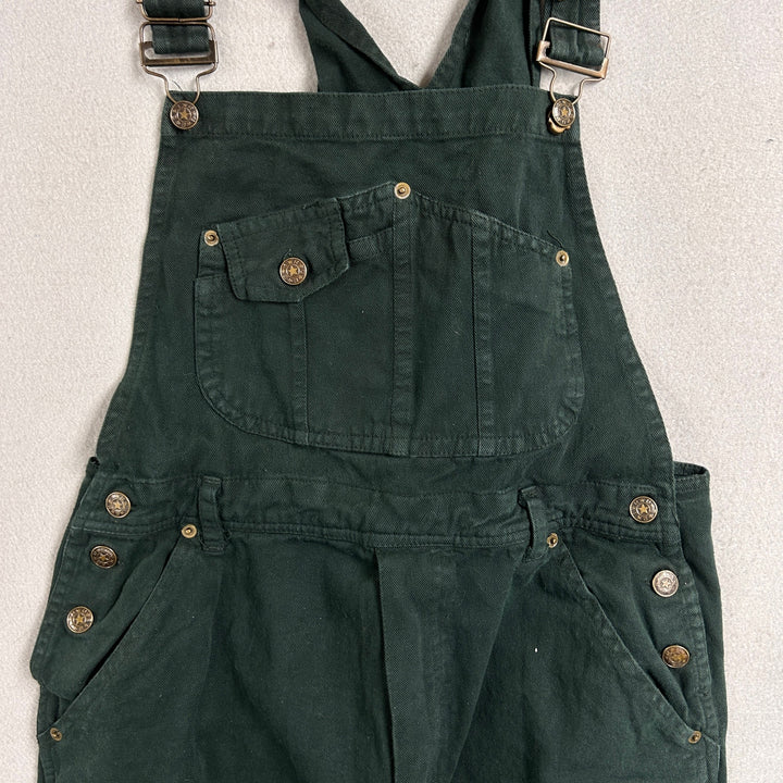 Vintage Rue Twenty One Green Overalls Size 34