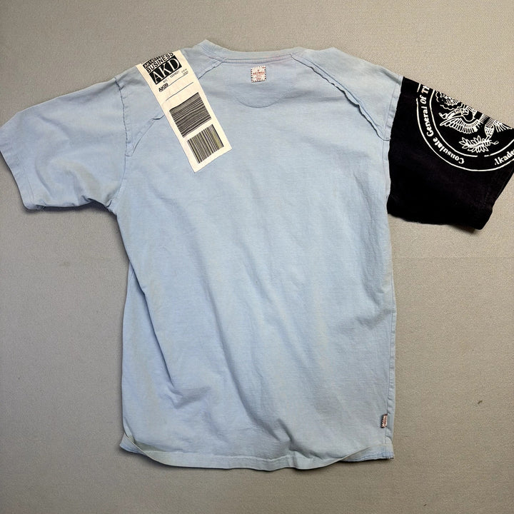 Vintage AKDMKS Travel Stamps T Shirt Size XL
