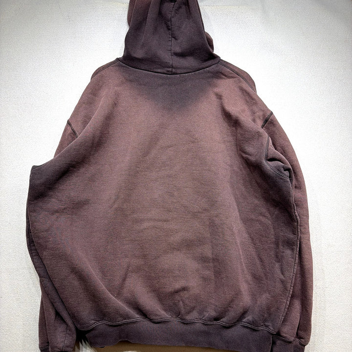 Vintage Carhartt Sun Faded Black Hoodie Size XXXL