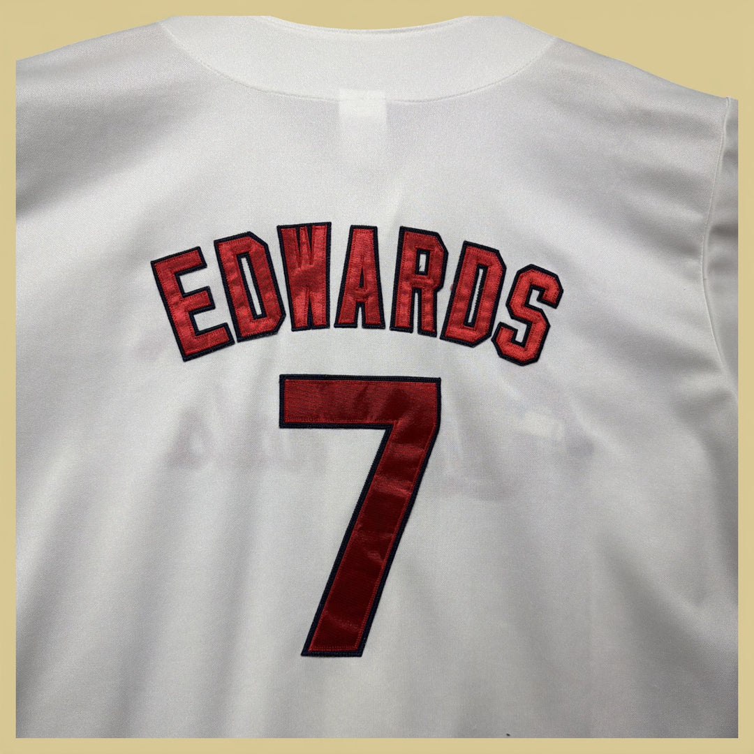 Vintage St Louis Cardinals Johnny Edwards 90sThrowback  Jersey Size XL