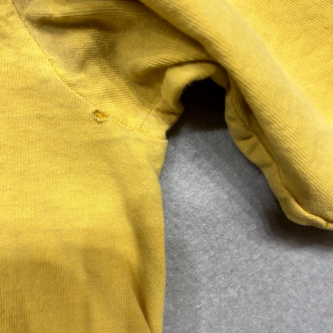 Vintage Tommy Hilfiger Distressed Yellow T Shirt size XL