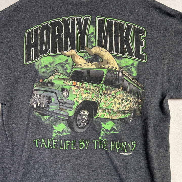 Original Counts Kustoms Horny Mike Bus Shirt Grey Size Large