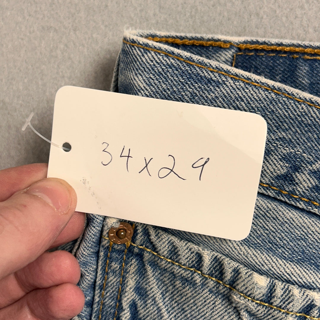 Vintage Levi's 501xx Light Wash Jeans Made in USA Men's 34x29