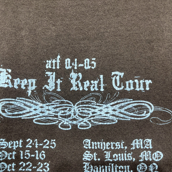 Vintage Y2K Keep It Real Tour T Shirt size Small