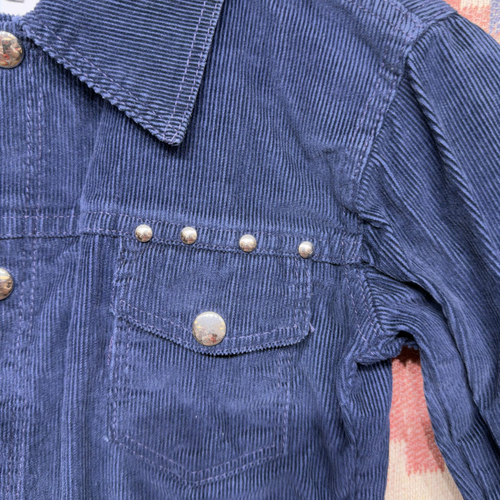 Kids Vintage Corduroy Jacket Medium 70s