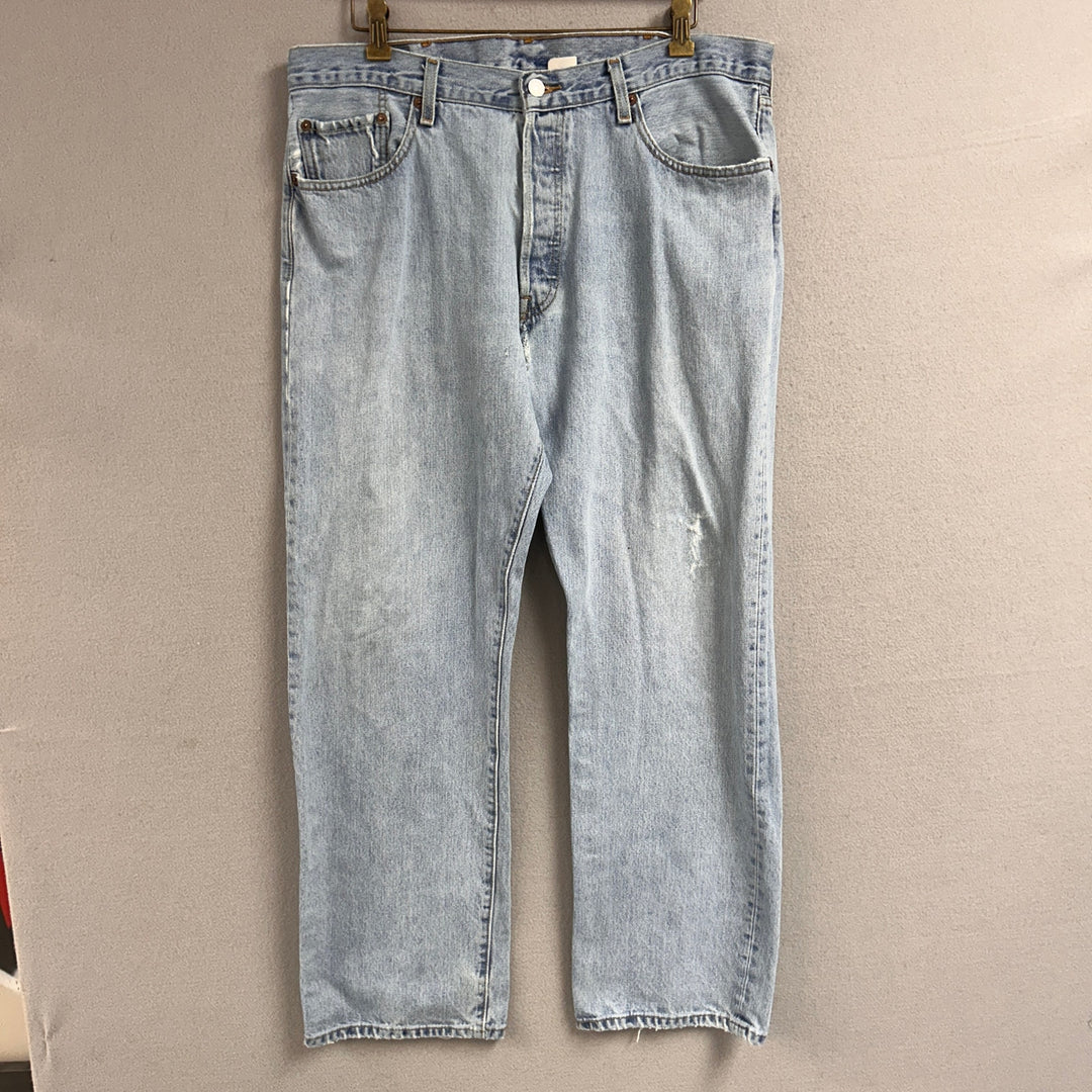 Vintage Levi's 501 Light Wash Denim Jeans Size 36X30