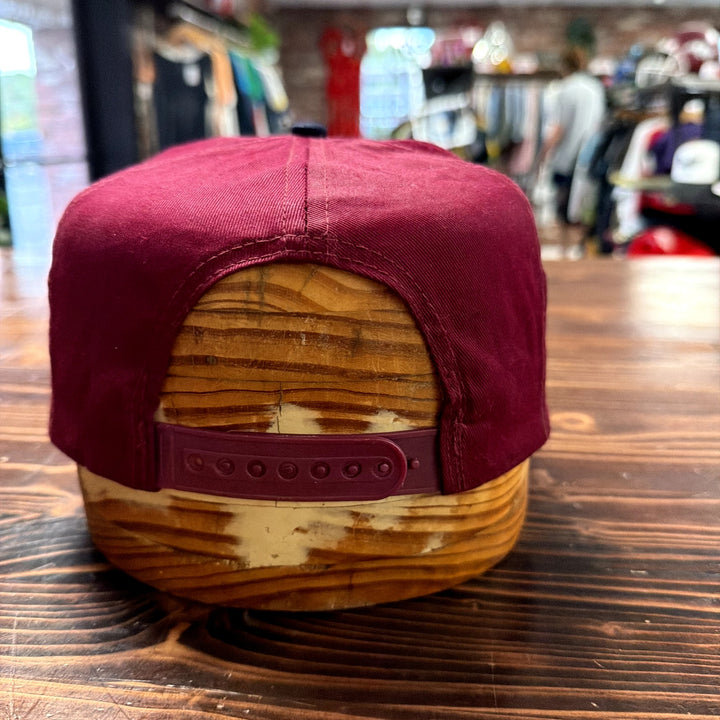 Vintage university of Arkansas Razorbacks Burgundy Snapback Hat