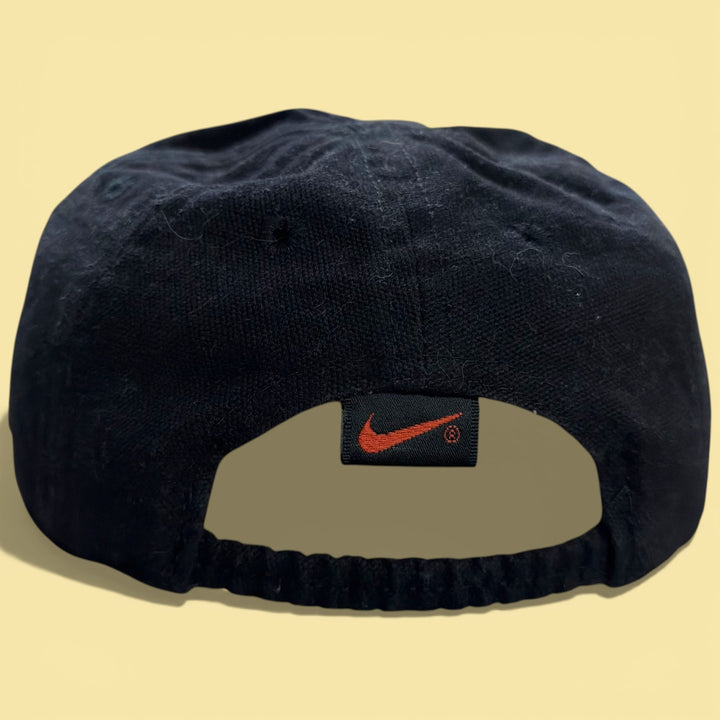 Vintage 90s Nike Swoosh Elastic Back Hat