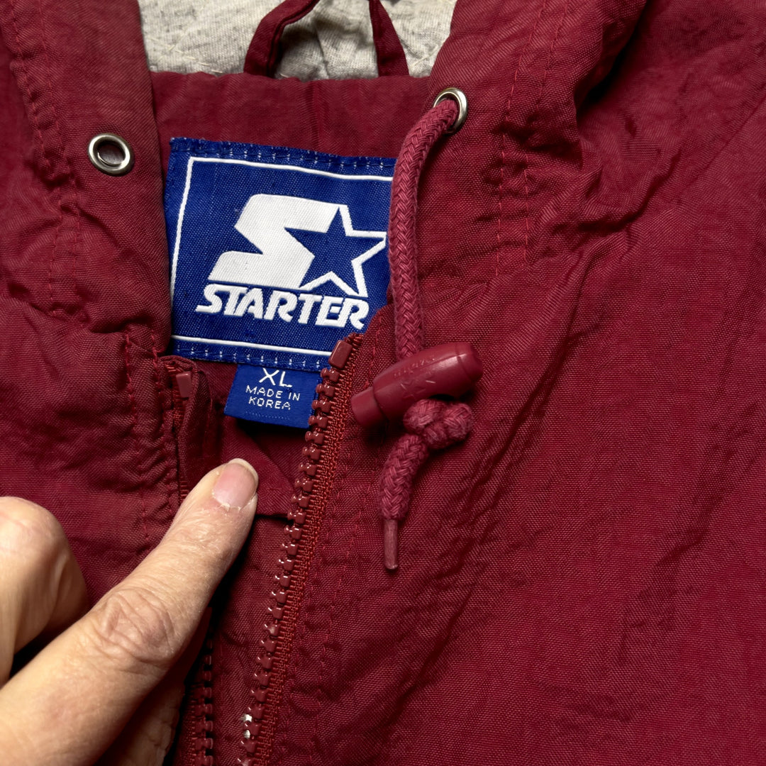90's Starter Arkansas Razorback Jacket Jumping Hog Size XL