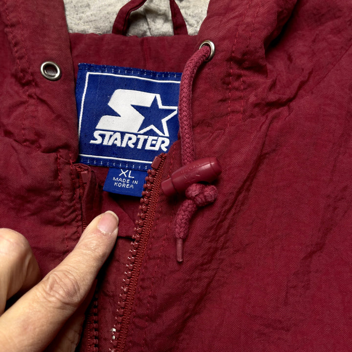 90's Starter Arkansas Razorback Jacket Jumping Hog Size XL