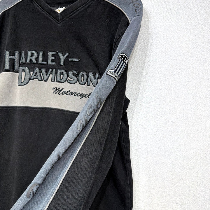 Vintage Harley Davidson Y2K Long Sleeve T Shirt Size Medium