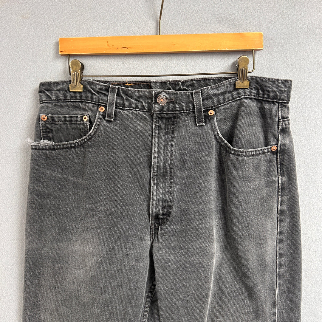 Vintage Levi's 505 Black Jeans Size 36X33