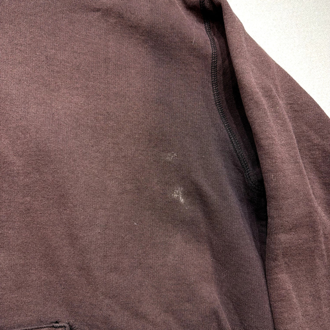 Vintage Carhartt Sun Faded Black Hoodie Size XXXL