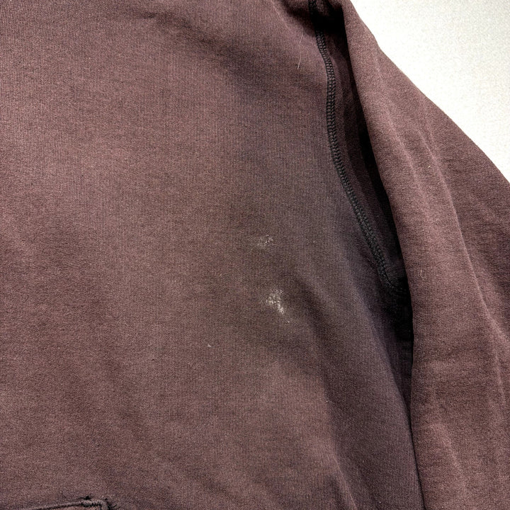 Vintage Carhartt Sun Faded Black Hoodie Size XXXL