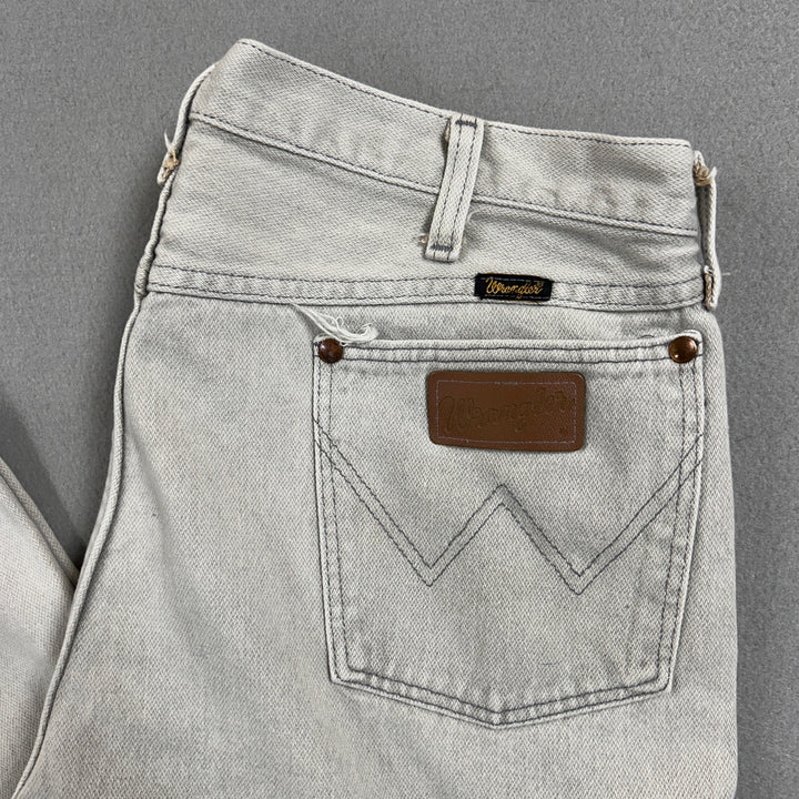 Vintage Wrangler Made in USA 13MWZ Gray Jeans Size 36